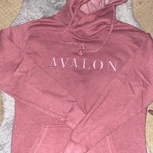 AVALON Pink Hoodie Size XL